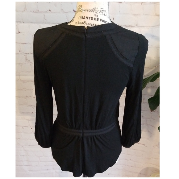 SUPER CUTE BANANA REPUBLIC XS BLACK TOP - Picture 2 of 7